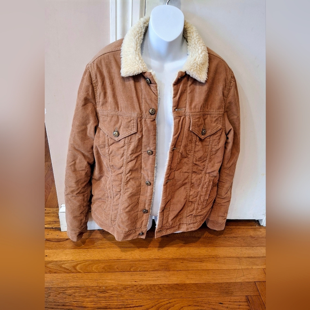 R13 Tan SKY Trucker Jacket Sz Small R13
